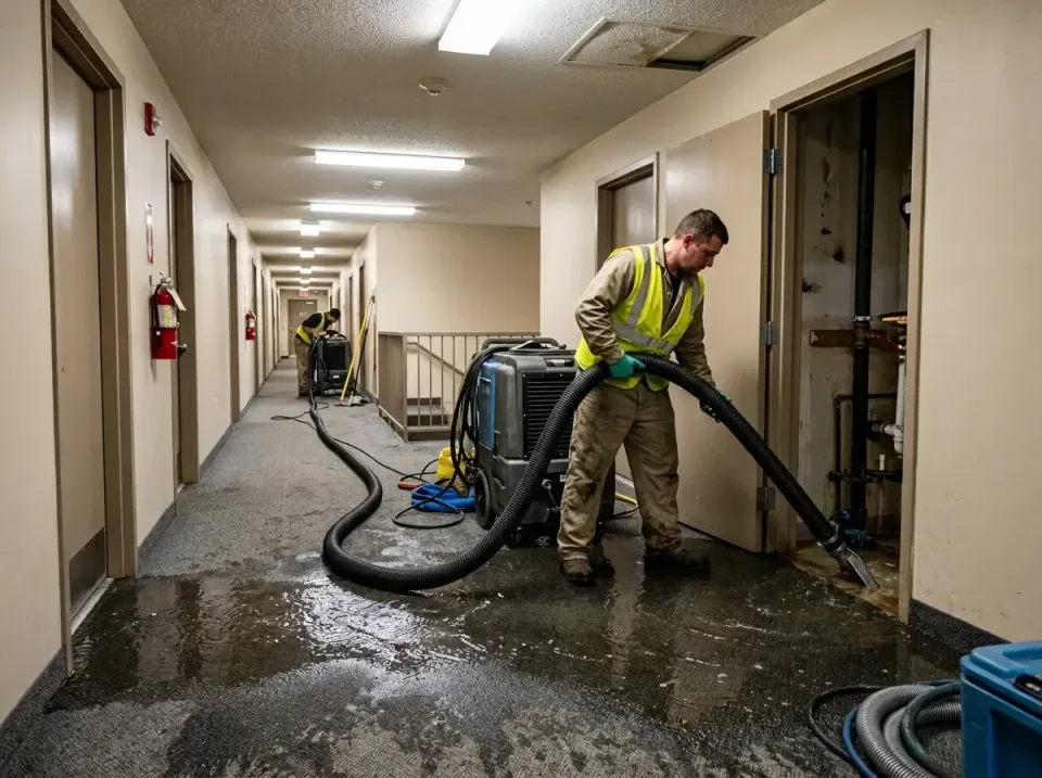multi-unit-apartment-hallway-f-005 — frequently asked questions, Emergency Burst Pipe Water Extraction & Removal in Hawkinsv…